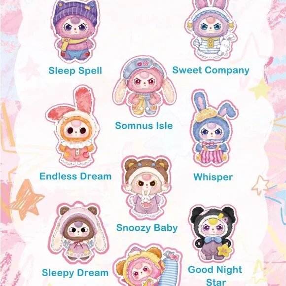 Baby Three Sweet Dream Plush Series Blind Box (small) - Picture 2 of 6